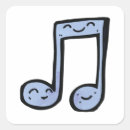 Recherche de note bleue de musique Chant