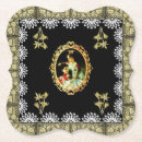 Recherche de collage vintage dessous de verres Fleurs
