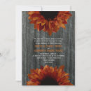 Recherche de barnwood invitations Tournesol