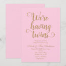 Recherche de jumeaux cartes invitations Filles