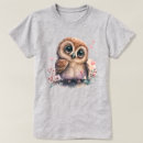 Recherche de hibou mignon tshirts Capricieux