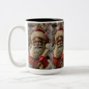 Recherche de père noël nostalgique tasses Festif