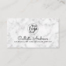 Recherche de marbre noir et blanc cartes visite Customer