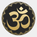 Recherche de symbole indien autocollants Méditation