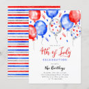 Recherche de juillet invitations Patriotique