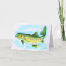 Recherche de truite vœux cartes Aquarelle