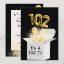 Suche nach 102 geburtstag einladungen Gold