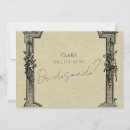 Recherche de renaissance mariage invitations Victorien