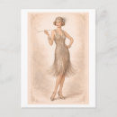 Suche nach vintage flapper postkarten Kleid