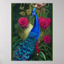 Suche nach vogelfedern poster Blau