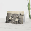 Recherche de mère vintage et enfant vœux cartes Enfants