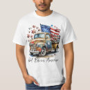 Recherche de vintage truck tshirts 4 juillet