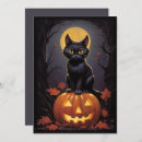 Recherche de chat halloween invitations Chute
