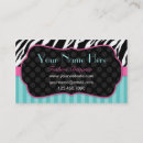 Recherche de zèbre rose cartes visite Motif