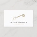 Recherche de clé vintage cartes visite Élégant