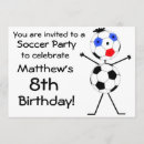 Suche nach soccer party einladungen Kinder
