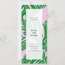 Recherche de palmier vert invitations Fête d'anniversaire