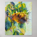 Recherche de peinture tournesol posters Aquarelle