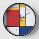 Recherche de piet mondrian horloges Composition