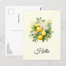 Recherche de fleurs bouquet cartes postales Jaune