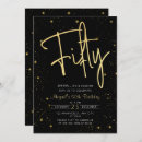 Recherche de black and gold party invitations Script