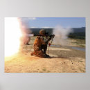Suche nach angreifer poster Schießen