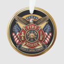 Recherche de pompier ornements Service d'incendie