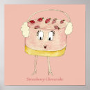 Recherche de cheesecake posters Fraise