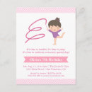 Recherche de gymnastique de filles invitations Mignonne