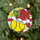 Recherche de tennis drôle ornements Noël