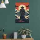 Recherche de samurai poster Japonaise