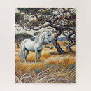 Suche nach weißes pferd puzzle Tier