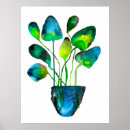 Suche nach grüne pflanzen poster Aquarell