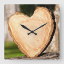 Recherche de en forme de coeur horloges Beau