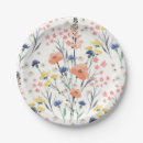 Recherche de fleurs assiettes Fille
