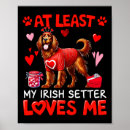 Suche nach irischer setter poster Valentinstag