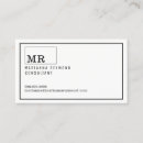 Recherche de matière cartes visite Simple