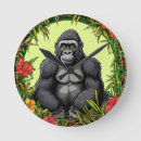 Recherche de gorilles horloges Faune