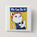 Recherche de chaton chat badges Vintage