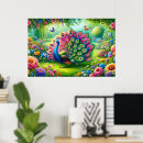 Suche nach fantasie garten poster Blau