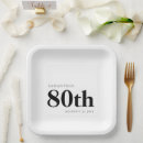 Recherche de 80 ans assiettes Noir et blanc