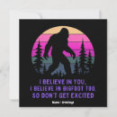Recherche de bigfoot invitations Drôle