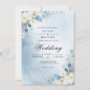 Recherche de bleu givré invitations Aquarelle