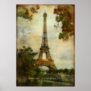 Suche nach paris turm poster Vintag