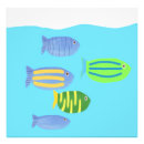 Recherche de poissons abstraits posters Coloré