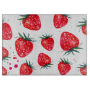Recherche de fraises rouges planches à découper Été