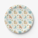 Recherche de lune assiettes en papier Sur la lune