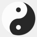 Recherche de symbole yang autocollants Yinyang