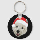 Recherche de noël de terrier porteclés Drôle