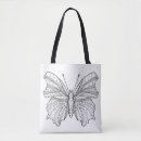 Recherche de griffonnage de papillon sacs Style de zen embrouillement